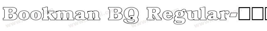 Bookman BQ Regular字体转换